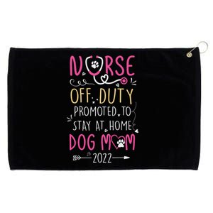 Retired Nurse And Dog Mom Mothers Day Dog Owners RN Life Grommeted Golf Towel