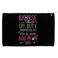 Retired Nurse And Dog Mom Mothers Day Dog Owners RN Life Grommeted Golf Towel