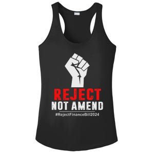 Reject Not Amend Reject Finance Bill 2024 Ladies PosiCharge Competitor Racerback Tank