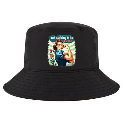 Retro Not Aspiring To Be Humble Kamala Harris Feminist Woman Cool Comfort Performance Bucket Hat