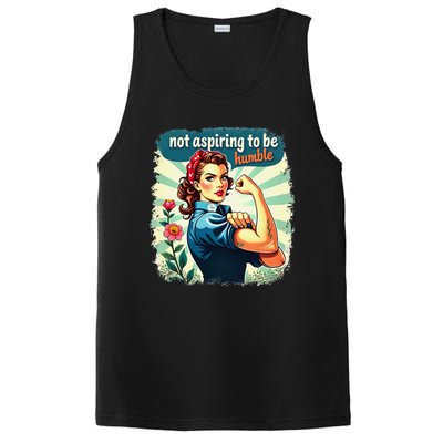 Retro Not Aspiring To Be Humble Kamala Harris Feminist Woman PosiCharge Competitor Tank