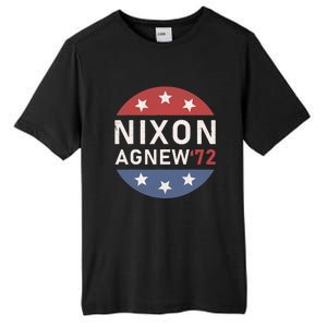 RICHARD NIXON AGNEW NIXON 1972 ELECTION Funny CAMPAIGN Tall Fusion ChromaSoft Performance T-Shirt