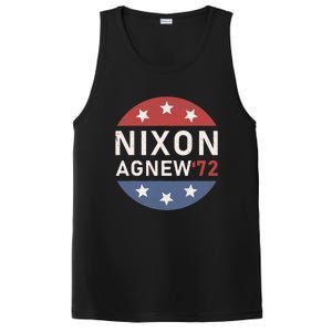 RICHARD NIXON AGNEW NIXON 1972 ELECTION Funny CAMPAIGN PosiCharge Competitor Tank