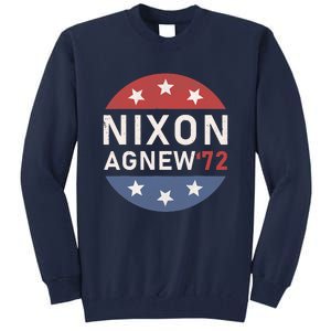 RICHARD NIXON AGNEW NIXON 1972 ELECTION Funny CAMPAIGN Tall Sweatshirt