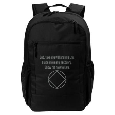 Recovery Narcotics Anonymous Third Step Prayer Daily Commute Backpack