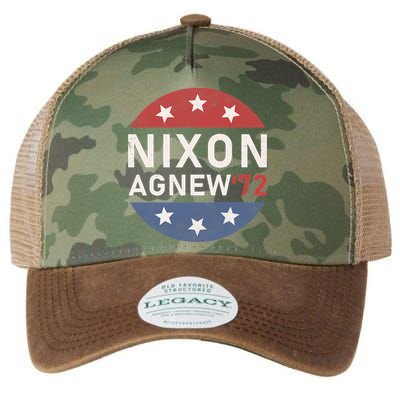 RICHARD NIXON AGNEW NIXON 1972 ELECTION CAMPAIGN Legacy Tie Dye Trucker Hat