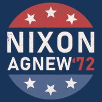 RICHARD NIXON AGNEW NIXON 1972 ELECTION CAMPAIGN Cooling Performance Crew T-Shirt