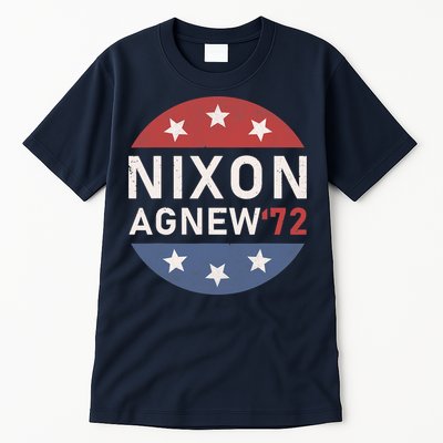 RICHARD NIXON AGNEW NIXON 1972 ELECTION CAMPAIGN Tall T-Shirt
