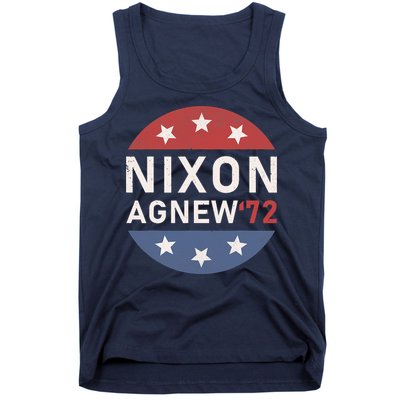 RICHARD NIXON AGNEW NIXON 1972 ELECTION CAMPAIGN Tank Top
