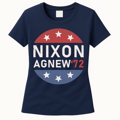 RICHARD NIXON AGNEW NIXON 1972 ELECTION CAMPAIGN Womens T-Shirt