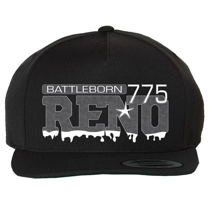 Reno Nevada Battleborn Wool Snapback Cap