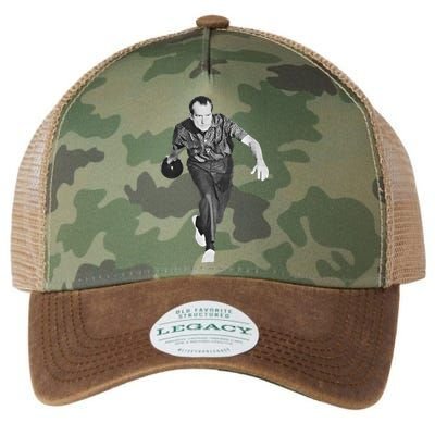 Richard Nixon Bowling Great Gift Legacy Tie Dye Trucker Hat