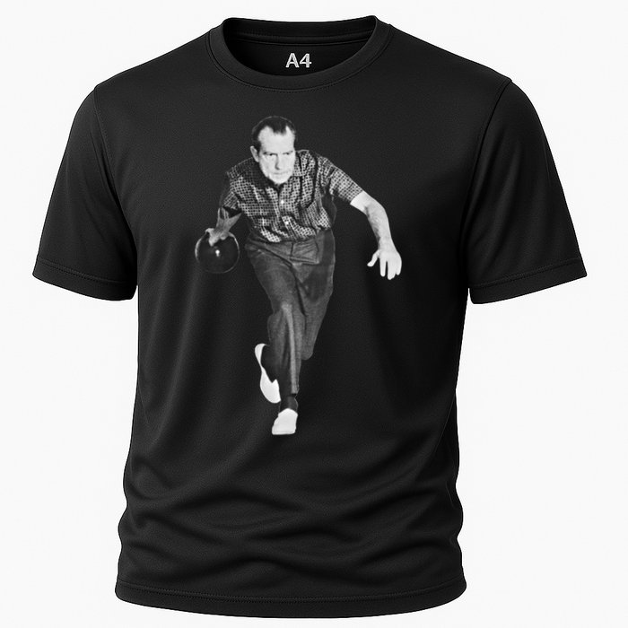 Richard Nixon Bowling Great Gift Cooling Performance Crew T-Shirt