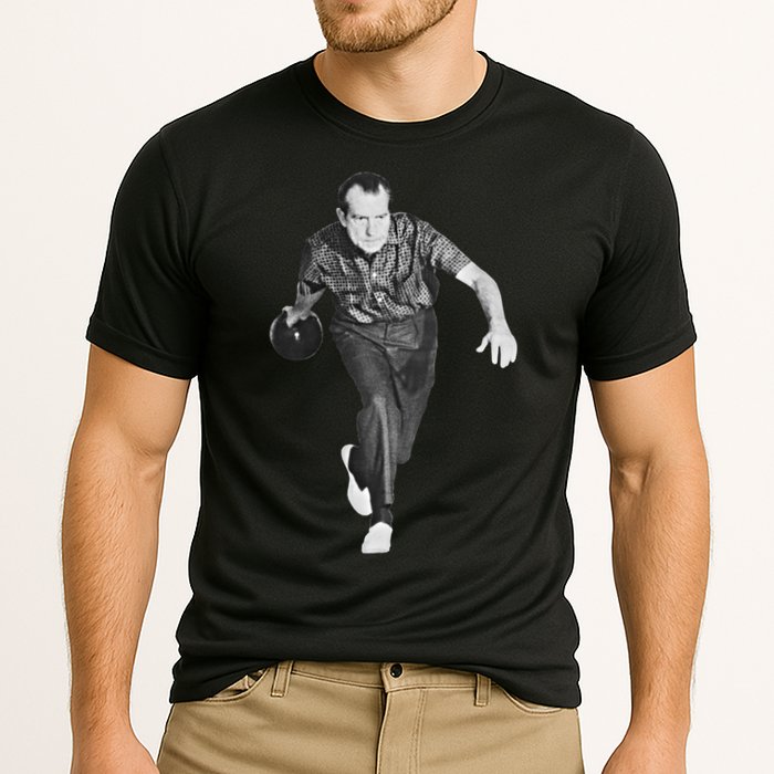 Richard Nixon Bowling Great Gift Cooling Performance Crew T-Shirt