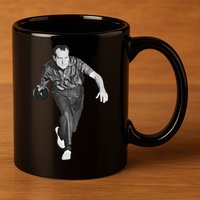 Richard Nixon Bowling Great Gift 11oz C Handle Ceramic Mug