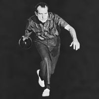 Richard Nixon Bowling Great Gift 11oz C Handle Ceramic Mug