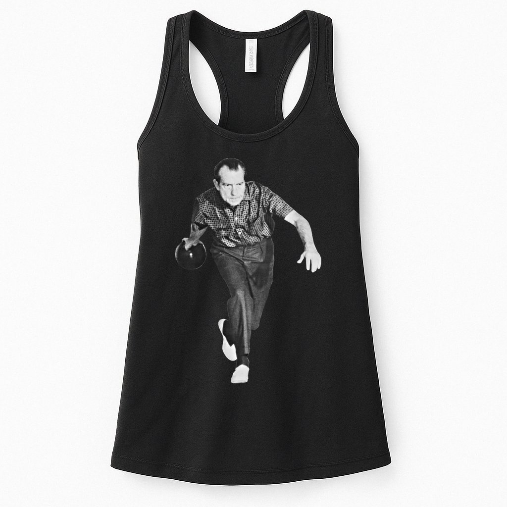 Richard Nixon Bowling Great Gift Womens Tank Top