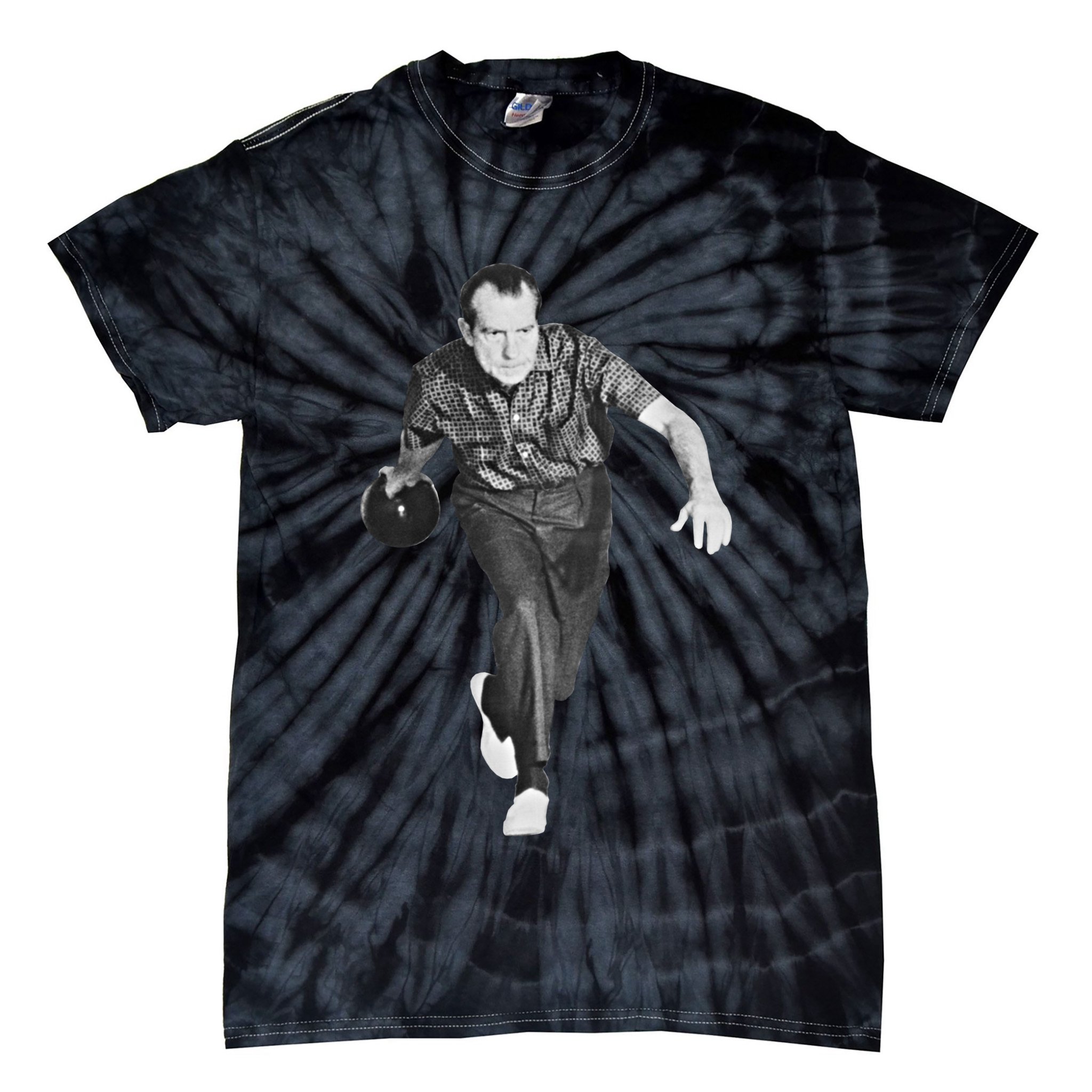 Richard Nixon Bowling Great Gift Tie-Dye T-Shirt