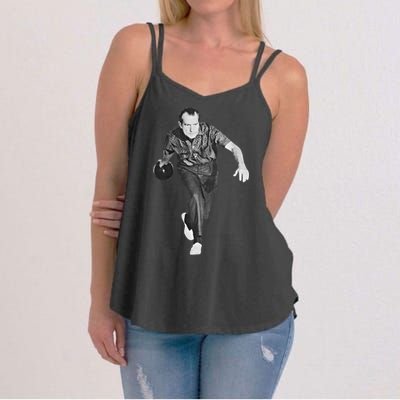 Richard Nixon Bowling Great Gift Women's Strappy Tank