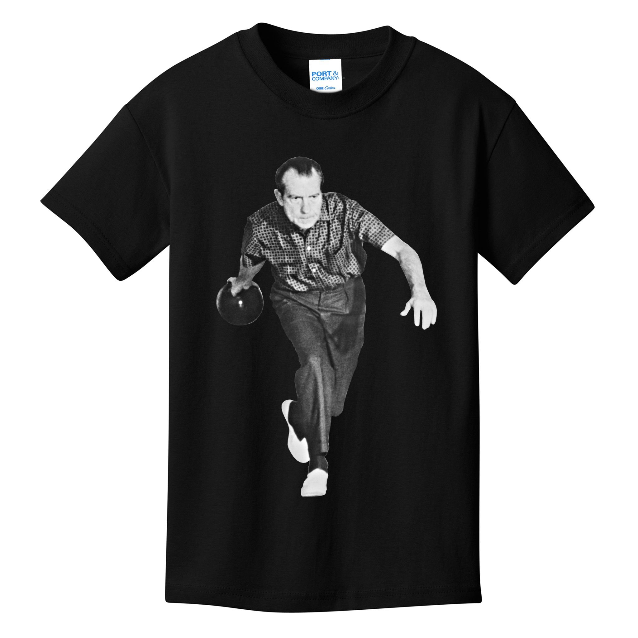 Richard Nixon Bowling Great Gift Kids T-Shirt