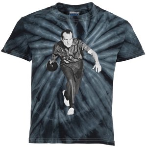 Richard Nixon Bowling Great Gift Kids Tie-Dye T-Shirt