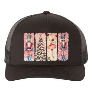 Retro Nutcracker Ballet Christmas Xmas Vibes Women Yupoong Adult 5-Panel Trucker Hat