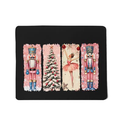 Retro Nutcracker Ballet Christmas Xmas Vibes Women Mousepad