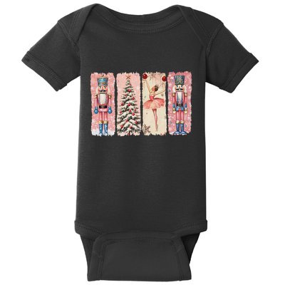 Retro Nutcracker Ballet Christmas Xmas Vibes Women Baby Bodysuit