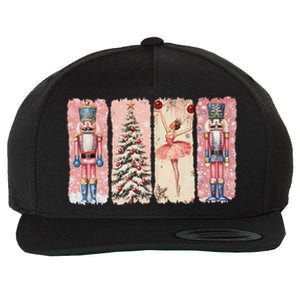 Retro Nutcracker Ballet Christmas Xmas Vibes Women Wool Snapback Cap