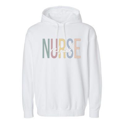 Rehabilitation Nursing Boho Rehabilitation Nurse Gift Garment-Dyed Fleece Hoodie