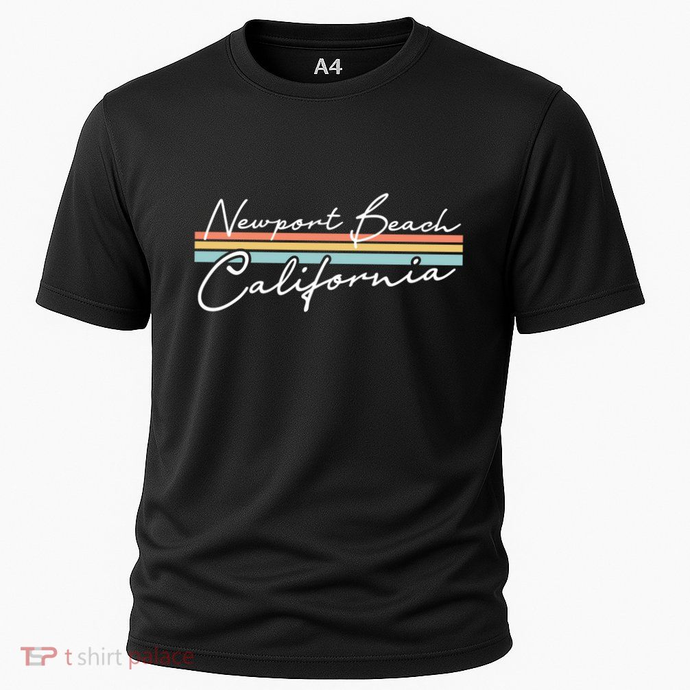 Retro Newport Beach California Gift Performance Shirt
