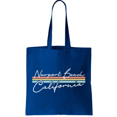 Retro Newport Beach California Gift Tote Bag