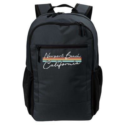 Retro Newport Beach California Gift Daily Commute Backpack