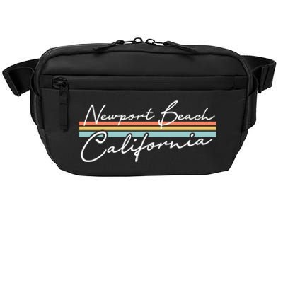 Retro Newport Beach California Gift Crossbody Pack