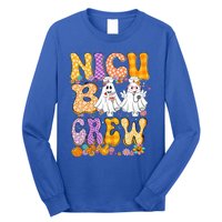 Retro Nicu Boo Crew Stethoscope Nicu Nurse Halloween Costume Gift Long Sleeve Shirt