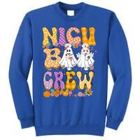 Retro Nicu Boo Crew Stethoscope Nicu Nurse Halloween Costume Gift Sweatshirt