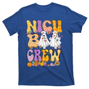 Retro Nicu Boo Crew Stethoscope Nicu Nurse Halloween Costume Gift T-Shirt