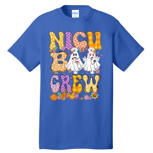 Retro Nicu Boo Crew Stethoscope Nicu Nurse Halloween Costume Gift Tall T-Shirt