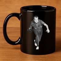 Richard Nixon Bowling Gift 11oz C Handle Ceramic Mug