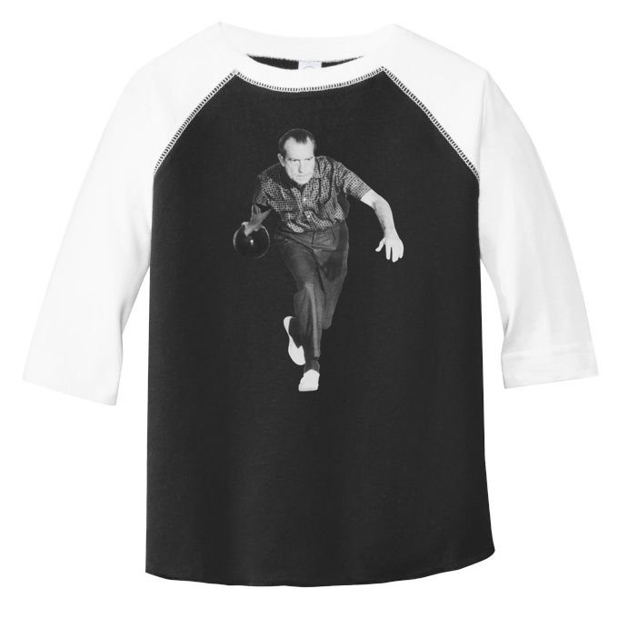 Richard Nixon Bowling Gift Toddler Fine Jersey T-Shirt