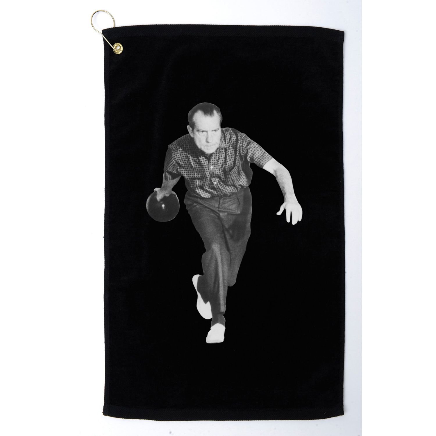Richard Nixon Bowling Gift Golf Towel
