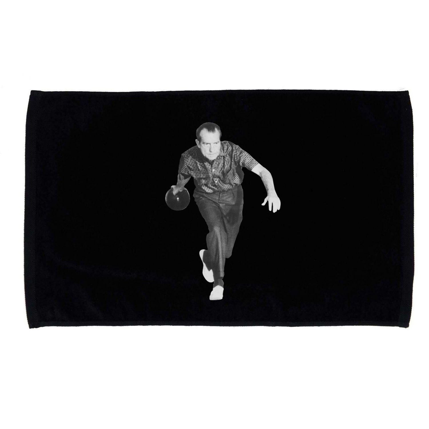 Richard Nixon Bowling Gift Microfiber Hand Towel