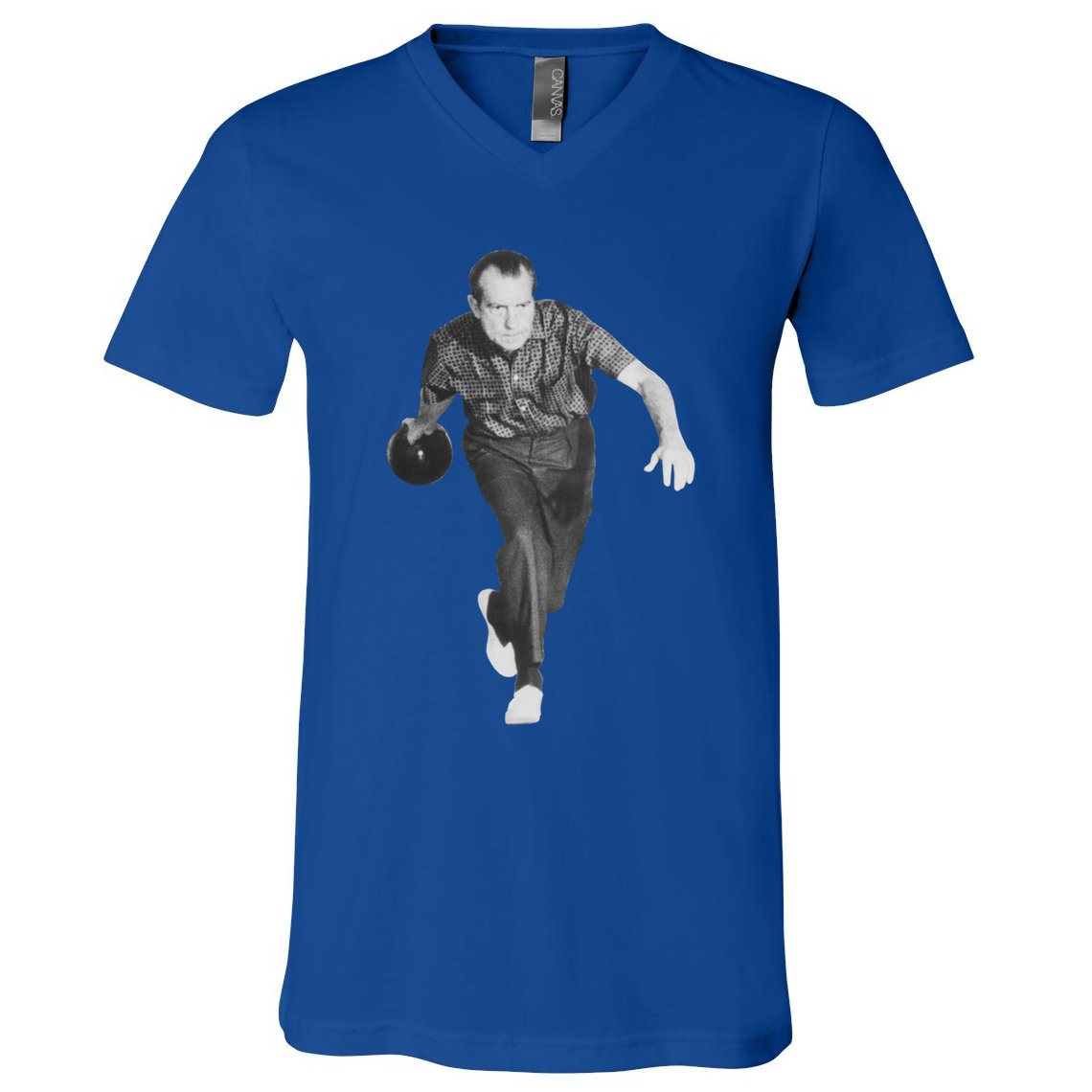 Richard Nixon Bowling Gift V-Neck T-Shirt