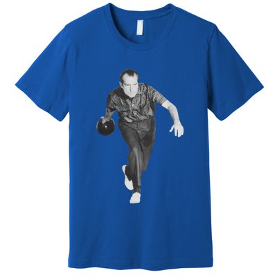 Richard Nixon Bowling Gift Premium T-Shirt