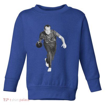Richard Nixon Bowling Gift Toddler Sweatshirt