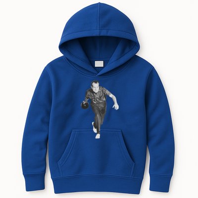 Richard Nixon Bowling Gift Kids Hoodie