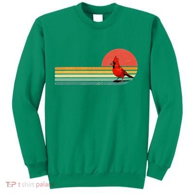 Retro Northern Cardinal Bird Animal Bird Lover Sweatshirt