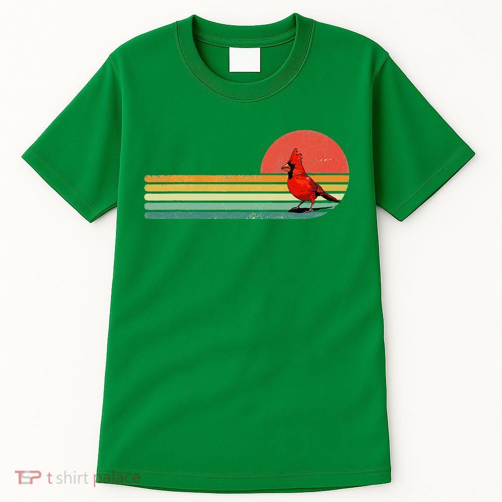 Retro Northern Cardinal Bird Animal Bird Lover Tall T-Shirt