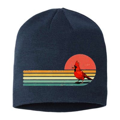 Retro Northern Cardinal Bird Animal Bird Lover Sustainable Beanie