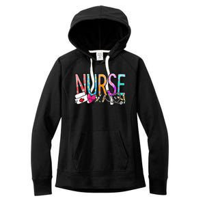 RN Nurse Colorful Gift Women's Fleece Hoodie